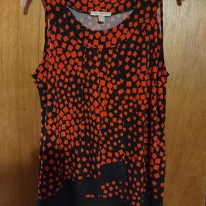 Liz Claiborne Red and Black Women's Top
